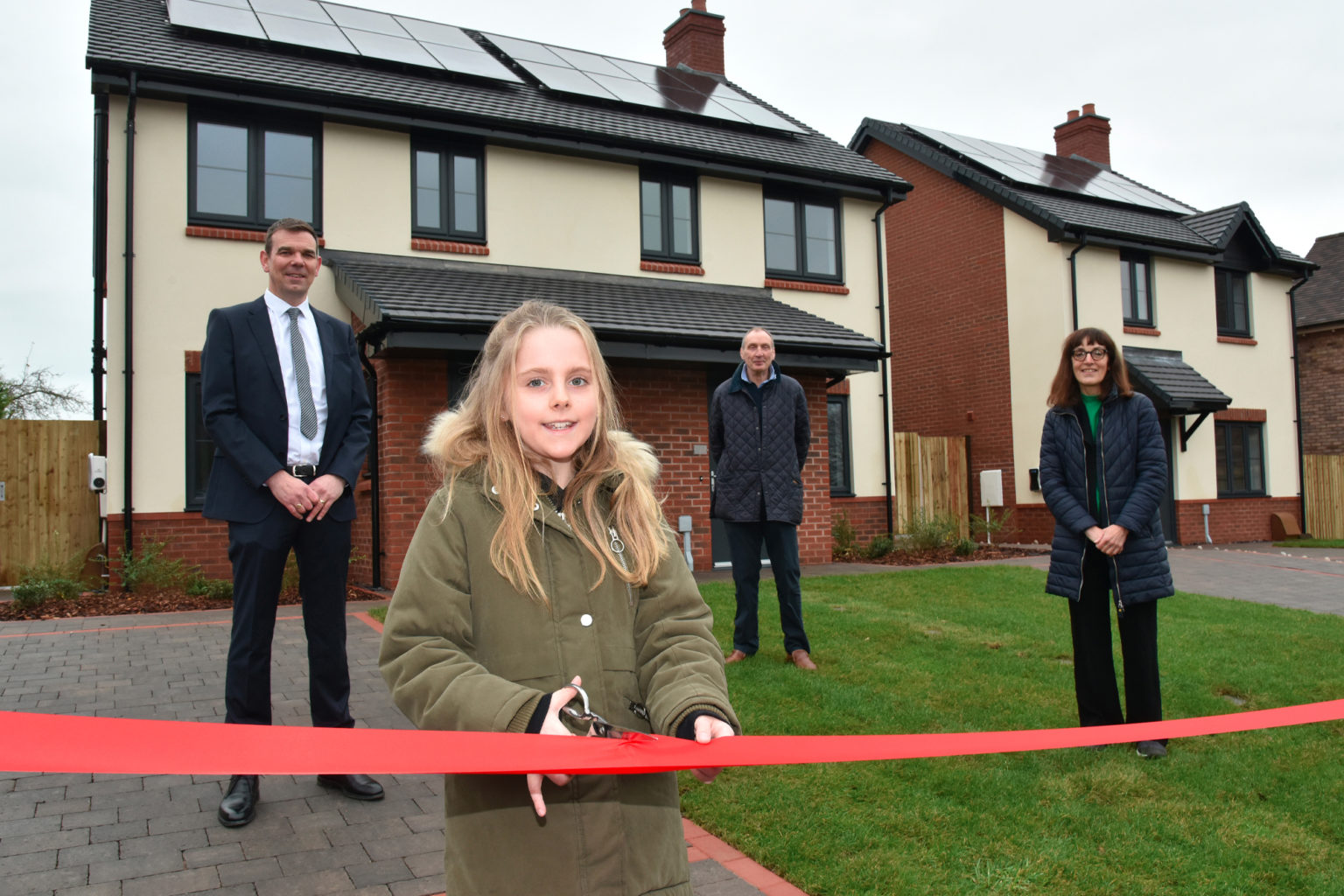Celebrating the completion of newbuild homes in Shropshire Homes Plus