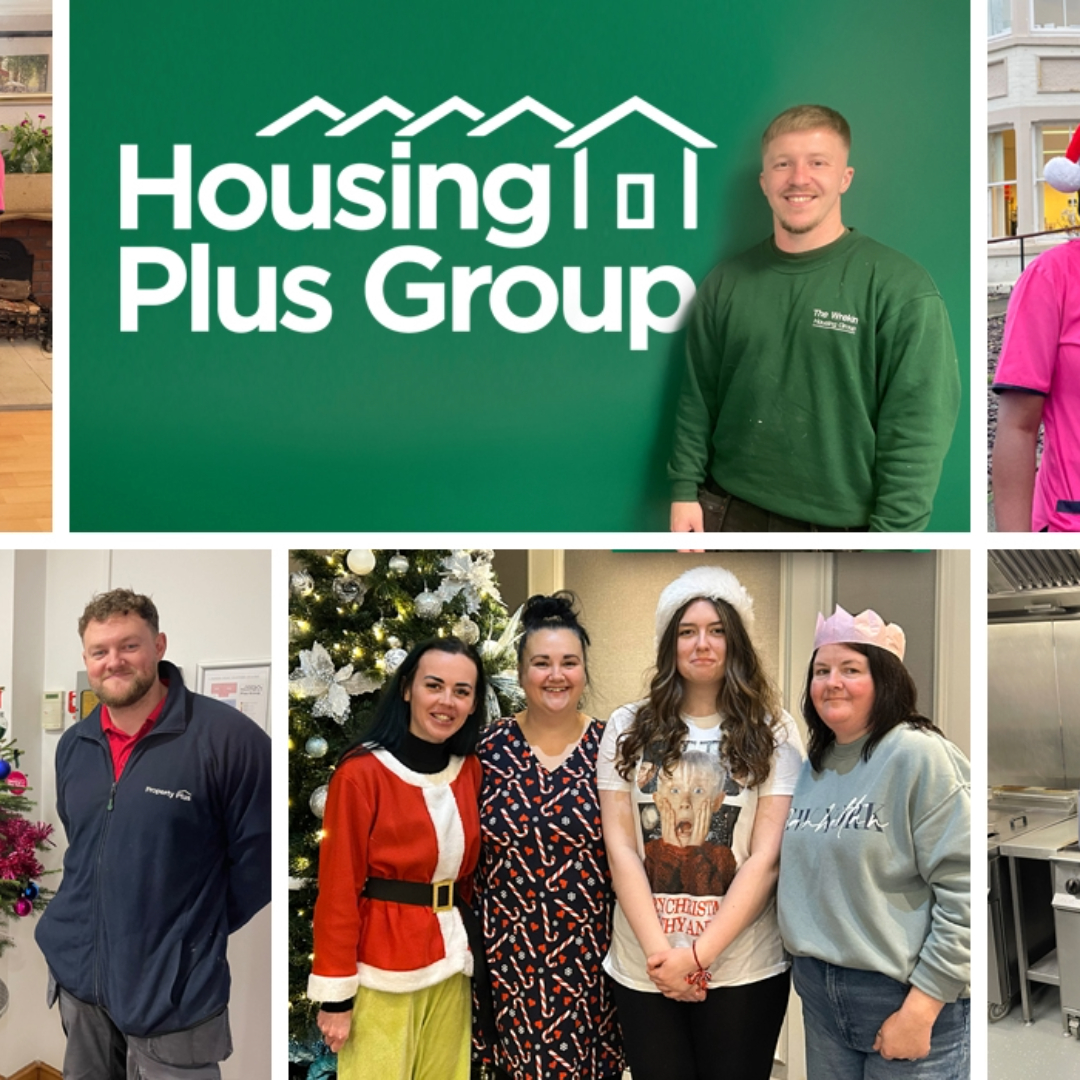 Some of the key workers delivering care and support to HPG customers this Christmas